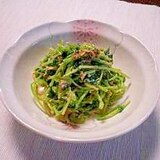 レンジで簡単☆豆苗のマヨポン和え